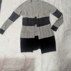Gray and Black Women's Sweater